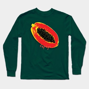 Fruit Identity Papaya Long Sleeve T-Shirt